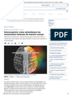 Interocepción - Cómo Entendemos Las Sensaciones Internas de Nuestro Cuerpo