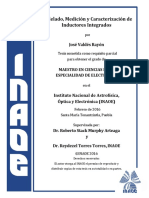 Modelado, Medición y Caracterización de Inductores Integrados