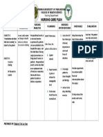 Nursing Care Plan: Change in Health Status As Evidence by Excessive Shaking After 1hour, The Patient Will Be Able To