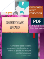 Outcomes-Based Education: Ma. Thelma B. Ebias Ph.D. - E.M