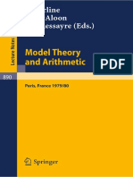 Model Theory and Arithmetic