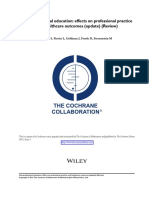 Interprofessional Education: Effects On Professional Practice and Healthcare Outcomes (Update) (Review)