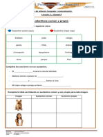 LEN2BUNI2N6HUEPRACTICA Sustantivos Propios y Comunes