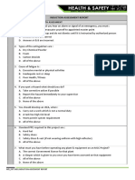 Induction Assessment Report