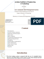 Ecofriendly & Automatic Hotel Management System