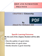 Citizenship: Citizenship and Patriotism Practice