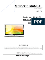 Service Manual: Model No. Service No. HL32LE2 HL32LE2a