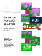 Manual de Produccion de Camote