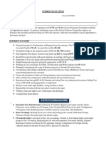 Curriculum Vitae: Profil Summary