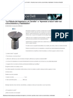 "La Fábula Del Ingeniero y El Tornillo" o "Aprende A Hacer Valer Tus Conocimientos y Habilidades" - Directivos de España