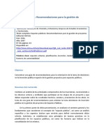 47 Espacios Públicos Recomendaciones para La Gestión de Proyectos (Jle)