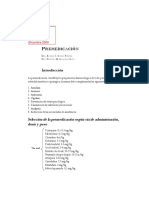 Premeditación en Anestesia