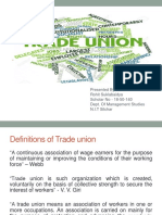 Presentation On Trade Union