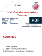 Cestodos Intestinales y Tisulares I