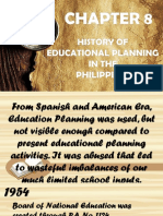 Chapter 8 Educational Planning