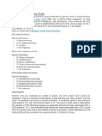 Adult Glasgow Coma Scale: Traumatic Brain Injury