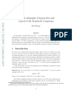 Paper Induced Subgraphs of Hypercubes and A Proof of The Sensitivity Conjecture