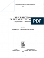 Resurrection in The New Testament: - Festschrift Lambrecht