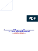 Fundamentals of Engineering Thermodynami PDF