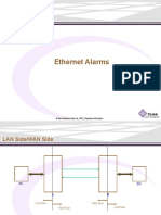 Ethernet Alarms: © Tejas Networks India LTD., 2007, Proprietary Information