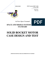 Solid Rocket Motor Case Design and Test: Space and Missile Systems Center Standard