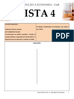 Lista de Exercícios de Macroeconomia