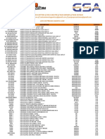 Lista de Precios Gsa Agosto $