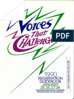 RECongress 1990 Registration Guidebook