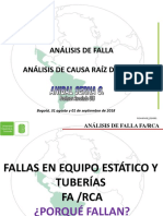 Fallas en Equipo Estático y Tuberías