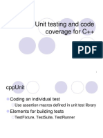 Unit Testing and Code Coverage For C++