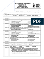 Final Exam in Practical Research 1