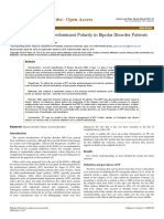 Bipolar Disorder: Open Access: Clinical Utility of The Predominant Polarity in Bipolar Disorder Patients