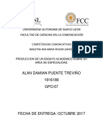 Ensayo Sobre El Medio Ambiente y La Comunicacion