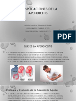 Complicaciones de La Apendicitis