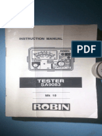 SA9083 Robin Tester MK 18 Book Original