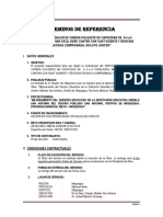 Terminos de Referencia