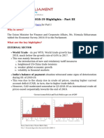 Economic Survey 2018-19 Highlights - Part III: Here Here