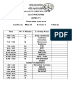 Class Program