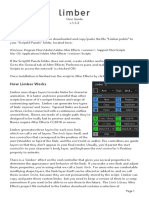 Limber User Guide v.1.5.2