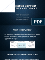 Difference Between Amplifier and Op-Amp