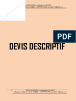 Devis Descriptif