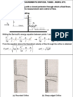 PART II Orifices Tubes and Weirs