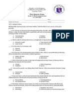 First Quarter Exam: Grade 11 Oral Communication