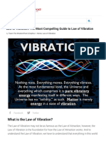 Law of Vibration - The Most Compelling Guide To Law of Vibration