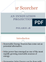 Solar Scorcher: An Innovation Projection