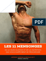 Les 11 Mensonges Qui Vous Empêchent de Progresser en Musculation