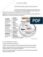 Ciencias Naturales - Capas de La Tierra