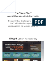 Weight Loss With Melaleuca