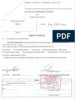 USA V Eric Lin Arrest Warrant