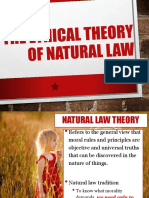 1the Ethical Theory of Natural Law